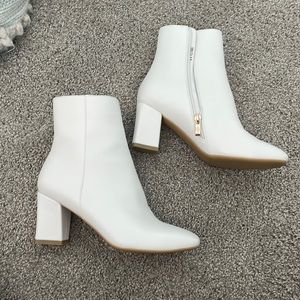 White booties